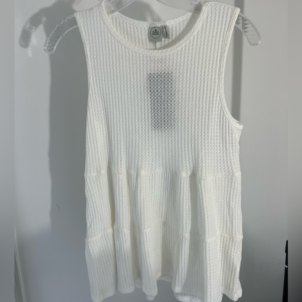 Waffle Knit Top